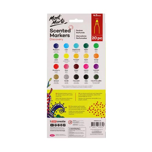 MONT MARTE SCENTED MARKERS 20 Colours1